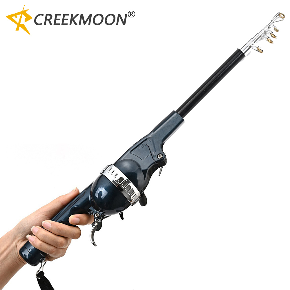 Fishing Rod Combo - 1 مجموعة دائم تلسكوبي البسيطة الصيد