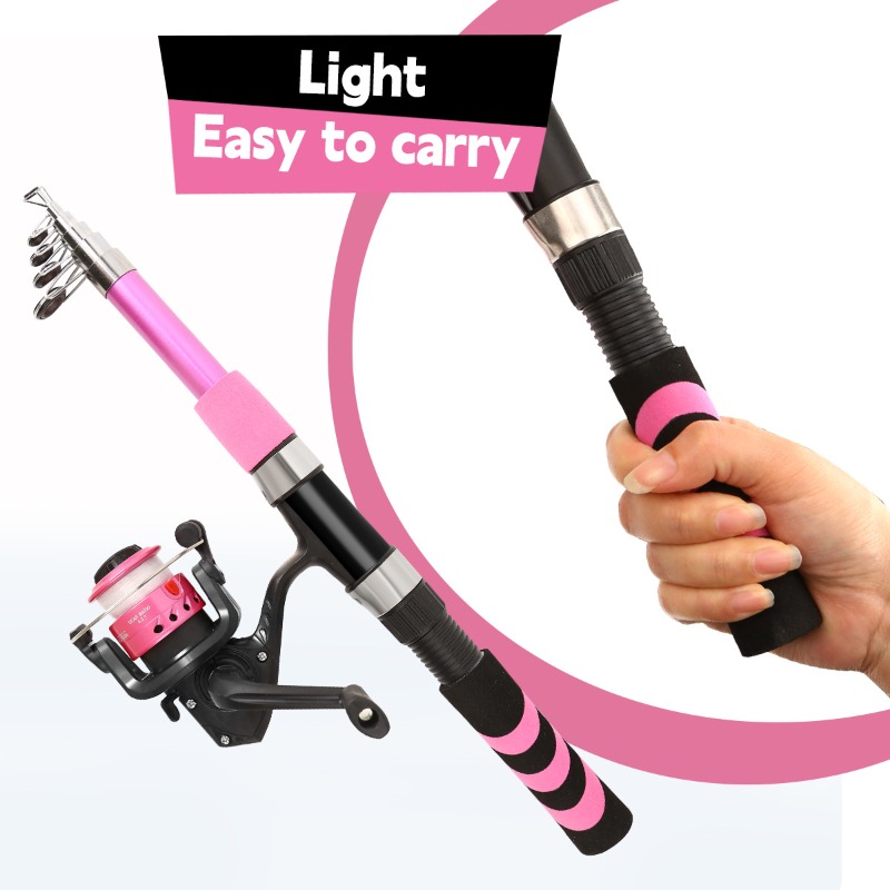 Fishing Rod Spinning - مجموعة كومبو لصيد الأسماك للأطفال والكبار