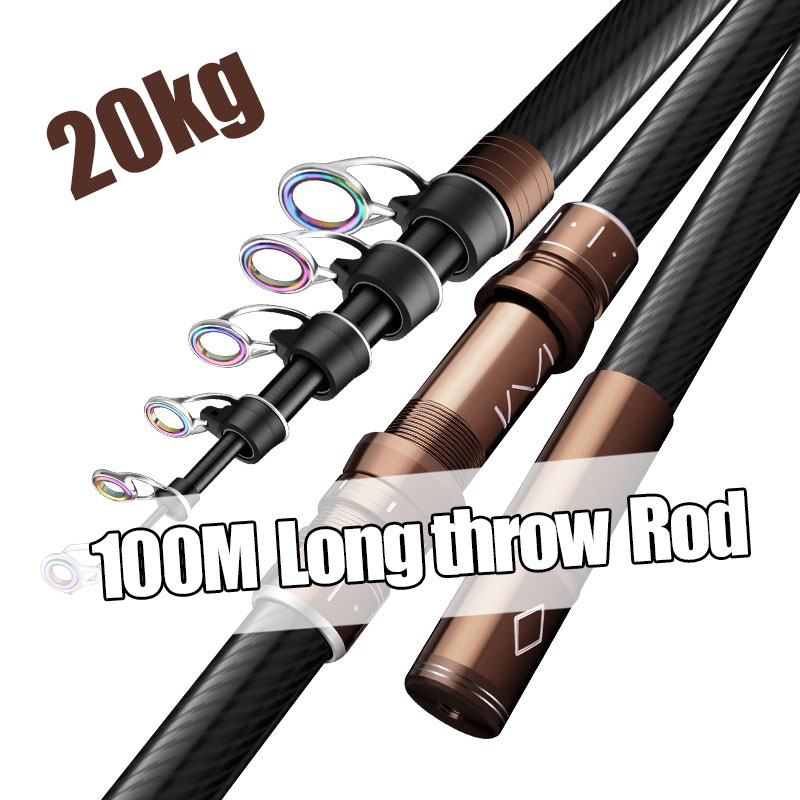 Fishing Rod Surf - قصبة صيد تلسكوبية من الكربون بأطوال