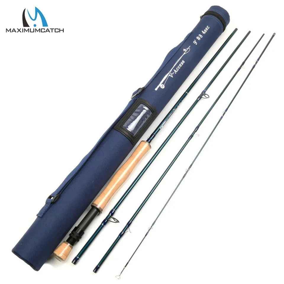 Fishing Rod Ice - MAXIMUMCATCH 3-10WT 8-9ft V-Access سريع العمل