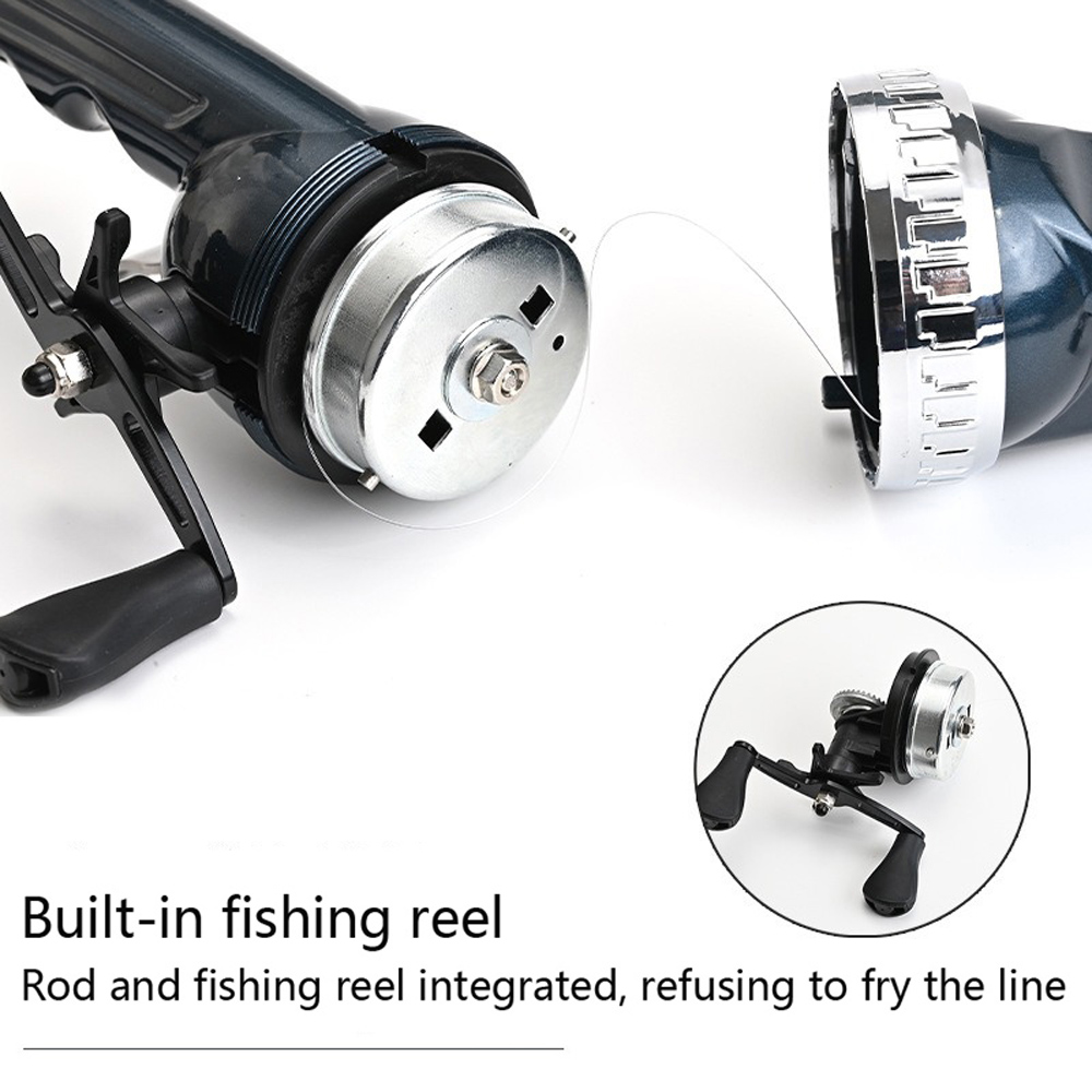 1 مجموعة دائم تلسكوبي البسيطة  - مراجعة Fishing Rod Combo وسعره