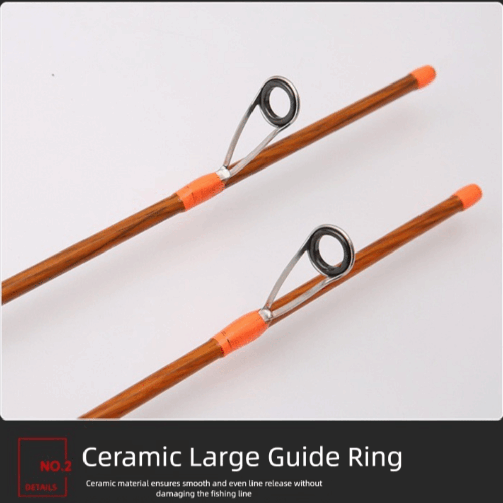 عالية الجودة 4 أقسام الغزل الص - مراجعة Fishing Rod Spinning وسعره