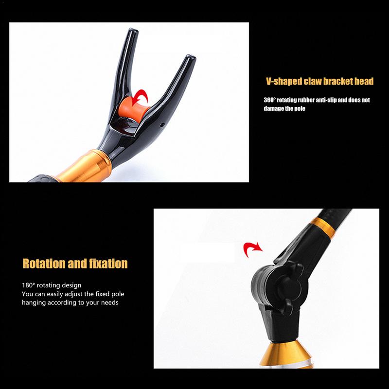 أصحاب قصبة صيد خشبية 360 درجة  - مراجعة Fishing Rod Telescopic وسعره