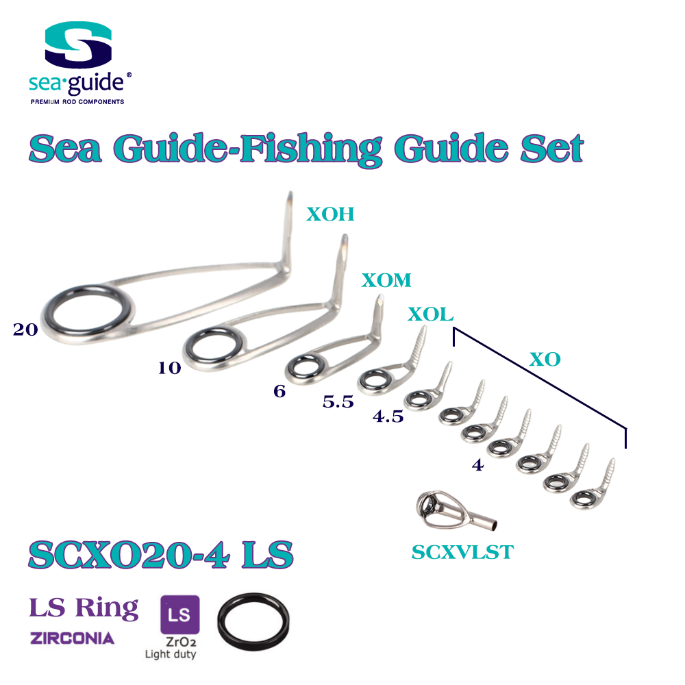 طقم دليل صيد السمك Sea Guide S - مراجعة Fishing Rod Surf وسعره