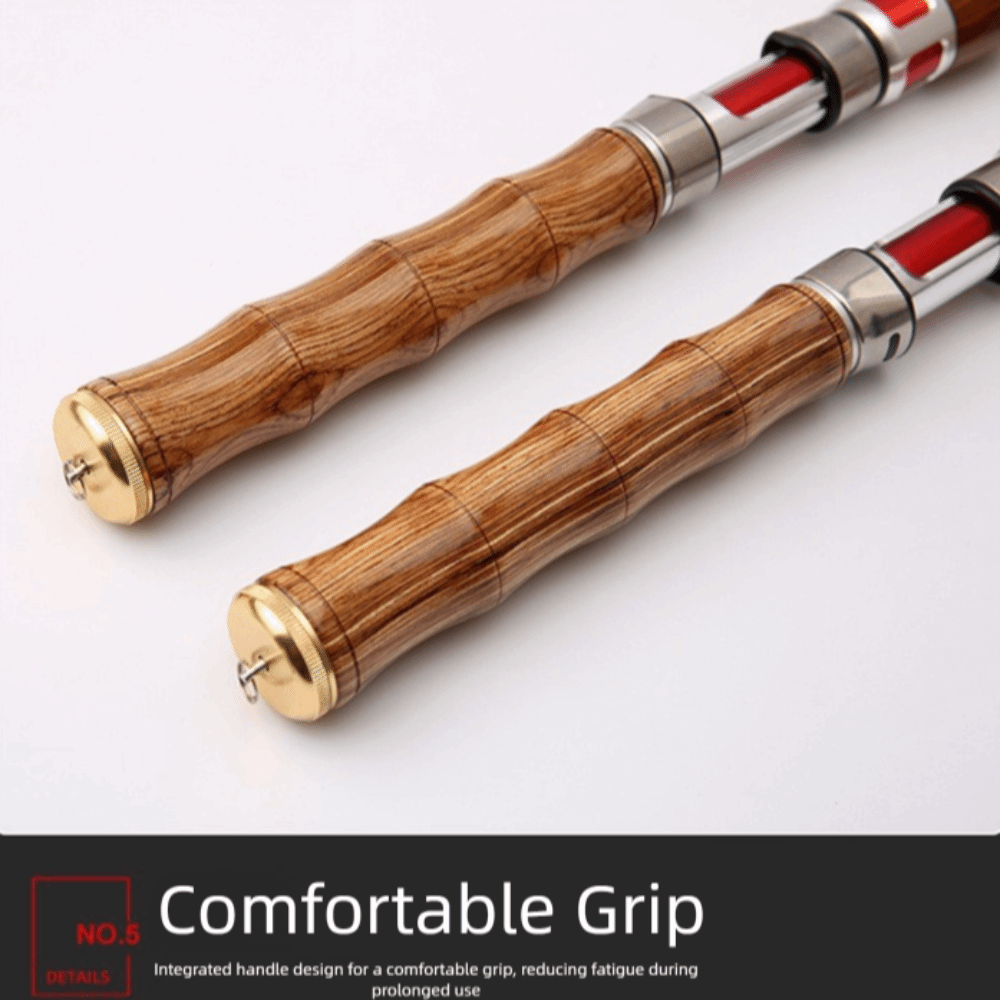 قصبة صيد دوارة بأربعة أقسام، ق - مراجعة Fishing Rod Carbon Fiber وسعره